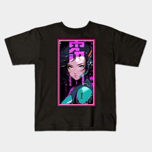 Anime Race Girl | High Quality Anime Artwork | Chibi Manga Anime Art Kids T-Shirt